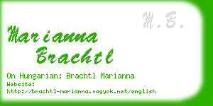 marianna brachtl business card